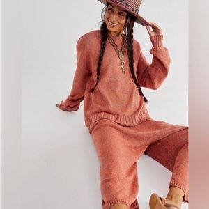 NWOT Free People Gio Sweater Set